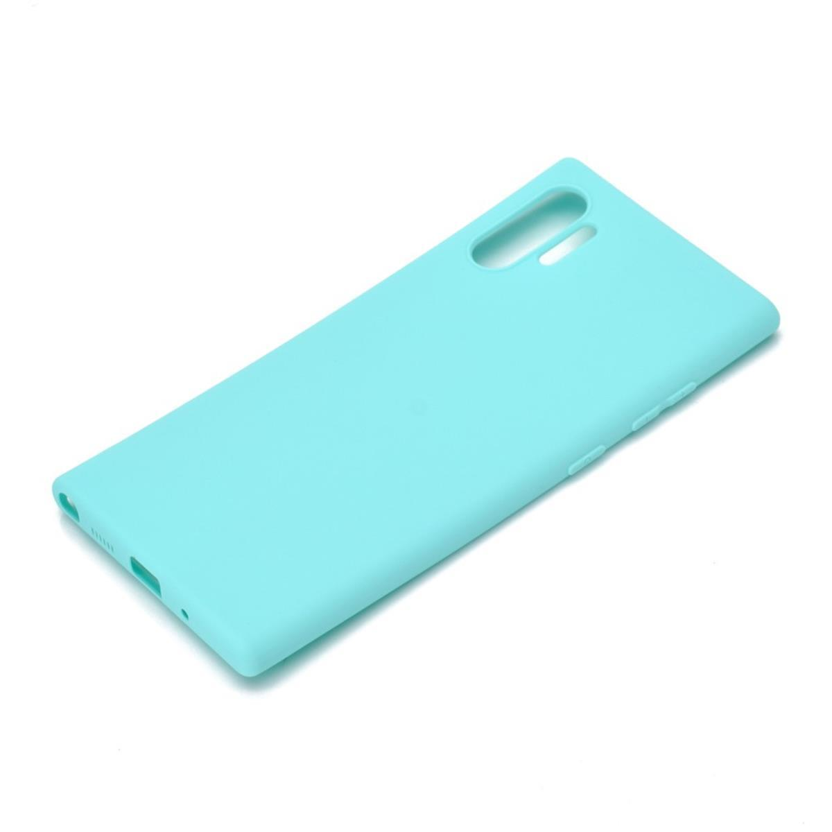 Silikon, Backcover, COVERKINGZ aus Galaxy Samsung, Note10+ Handycase (5G), Grün
