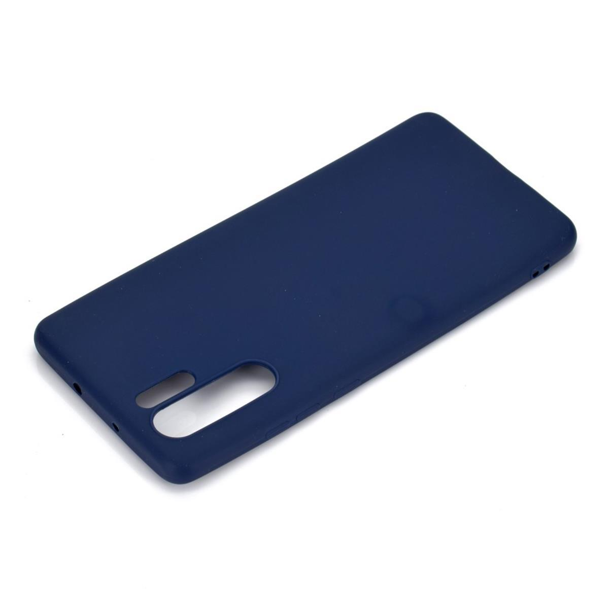 COVERKINGZ Handycase aus P30 Backcover, Silikon, Huawei, Blau Pro