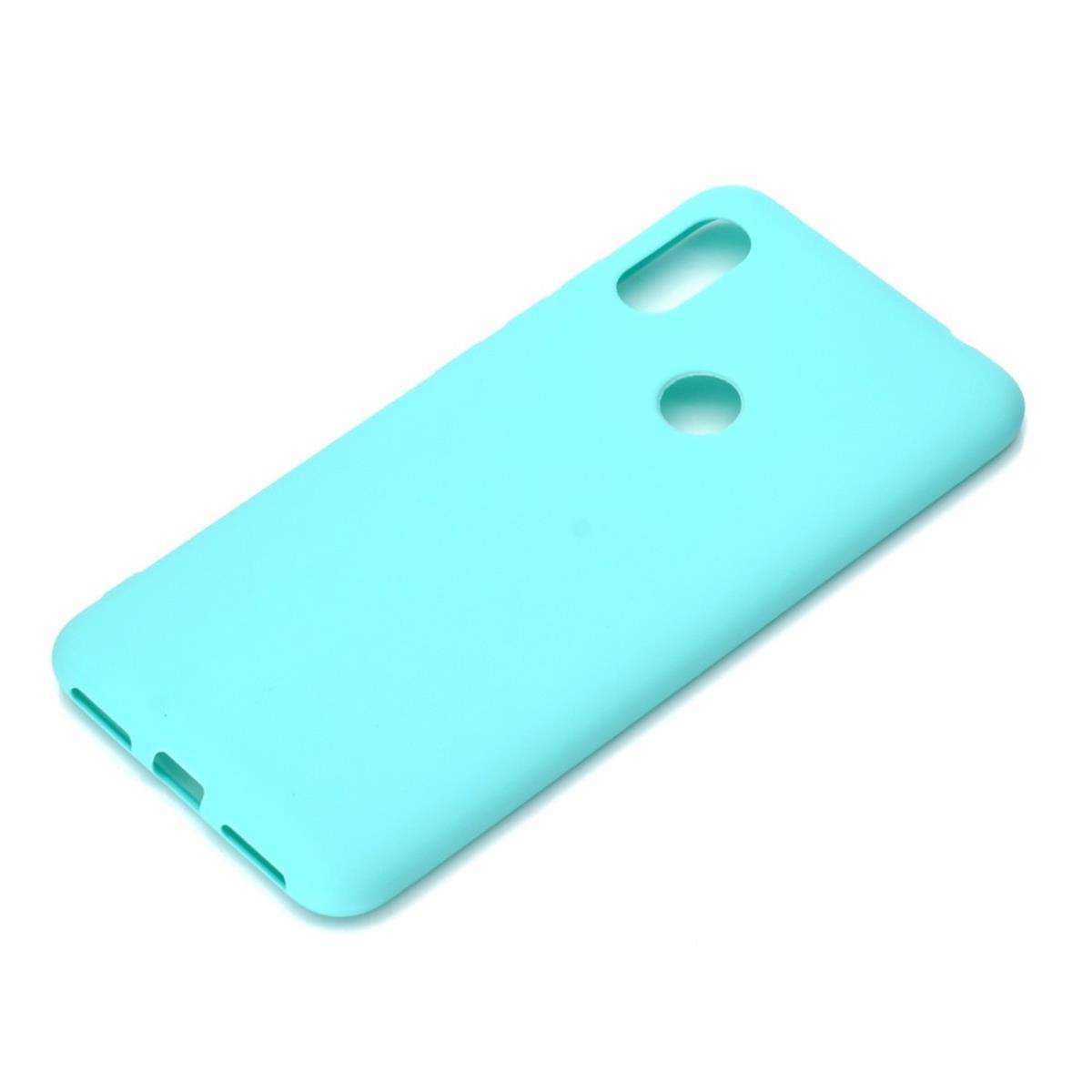 A2 Backcover, Handycase Mi Xiaomi, Lite, COVERKINGZ aus Silikon, Grün