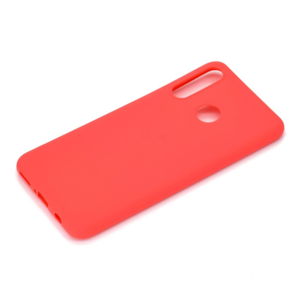 Backcover, COVERKINGZ Lite, P30 Huawei, Silikon, aus Handycase Rot
