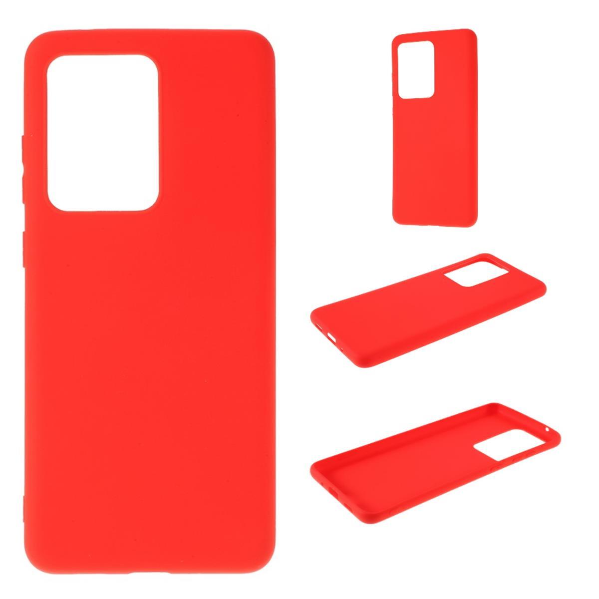 Redmi Prime, 10 10 Redmi COVERKINGZ Rot aus Backcover, Silikon, Handycase / Xiaomi,