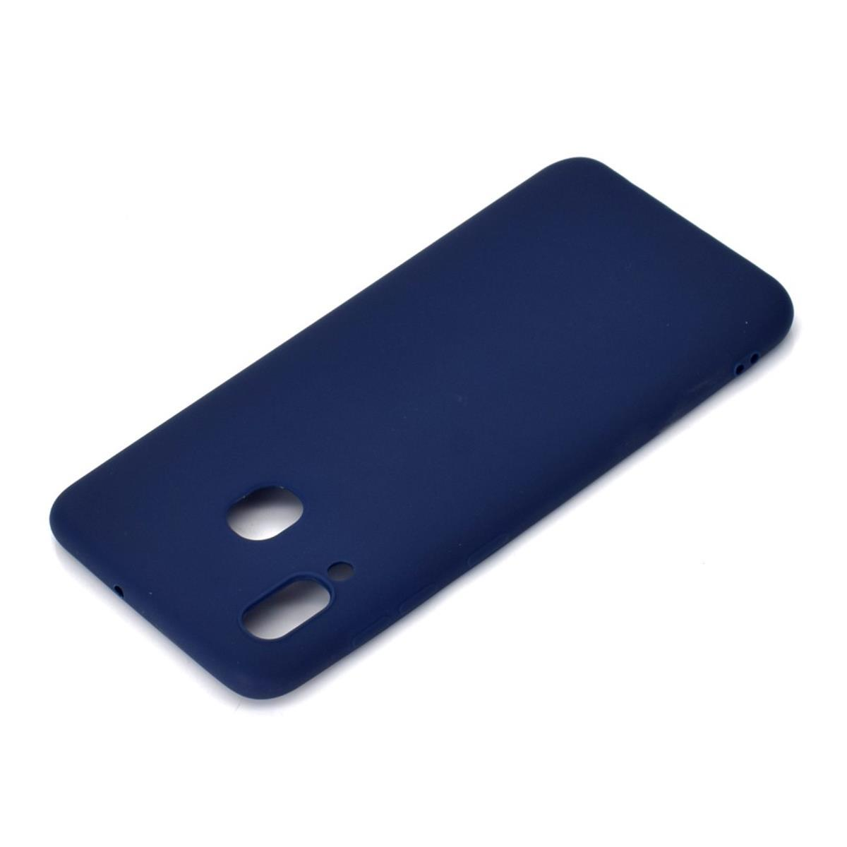 A30, Silikon, Backcover, COVERKINGZ aus Blau Galaxy Samsung, Handycase