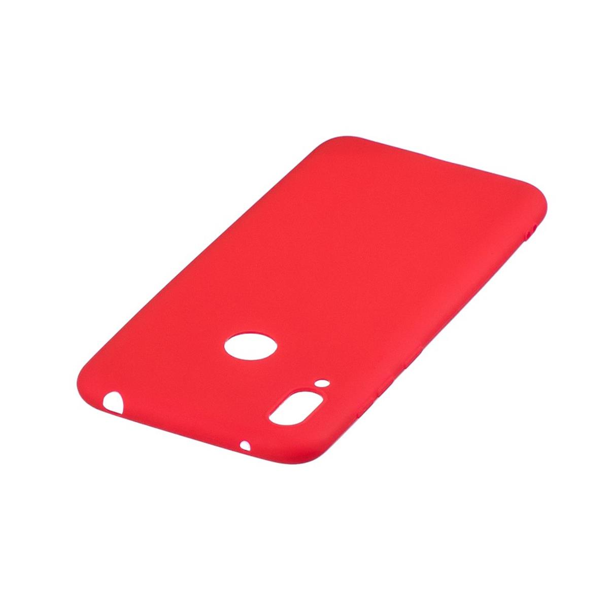 COVERKINGZ Handycase aus Rot (2019), Silikon, Backcover, Y7 Huawei
