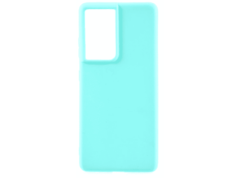 COVERKINGZ Handycase aus Silikon, Backcover, Samsung, S21 Grün Galaxy Ultra