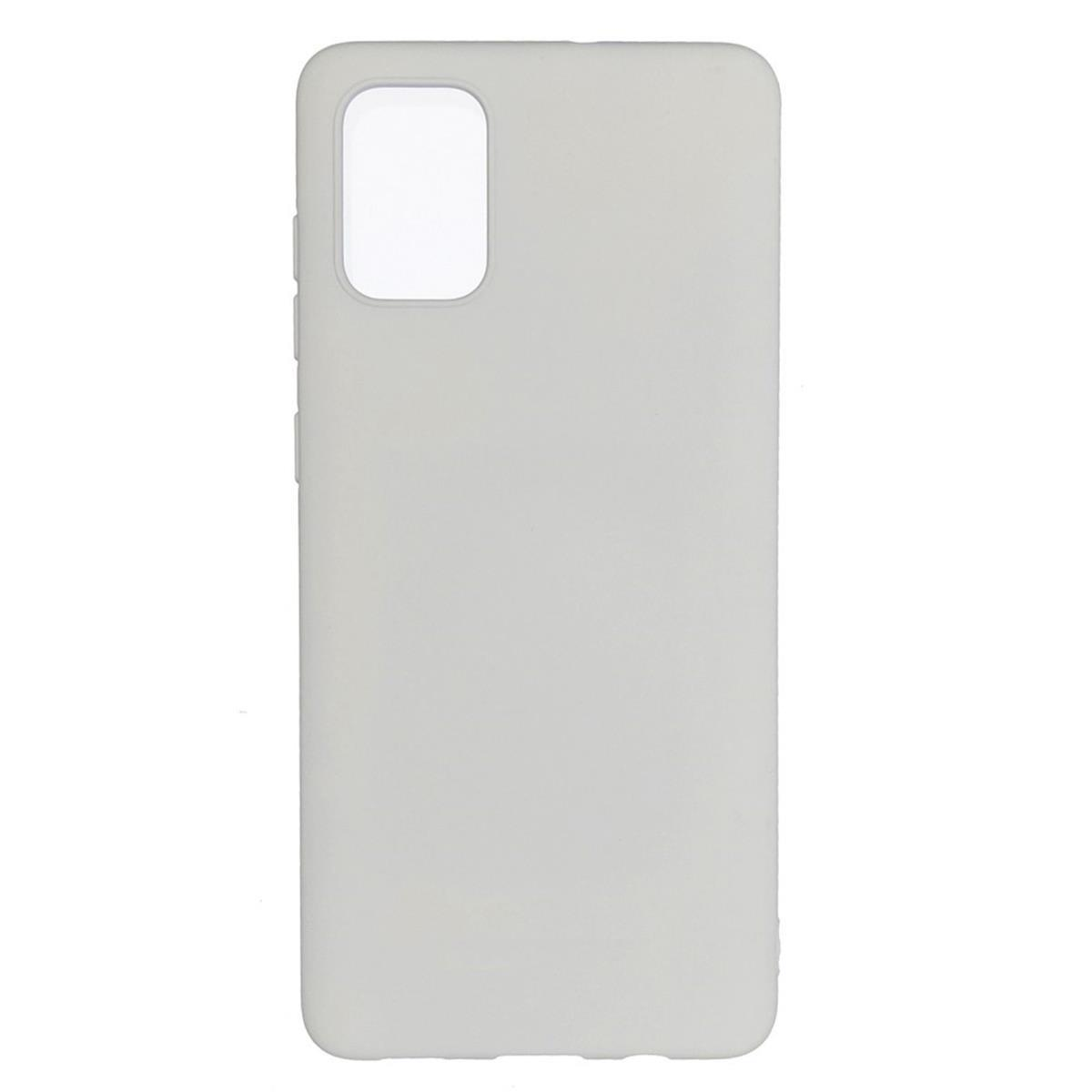 COVERKINGZ Handycase Backcover, Weiß Samsung, 4G, A32 Galaxy Silikon, aus