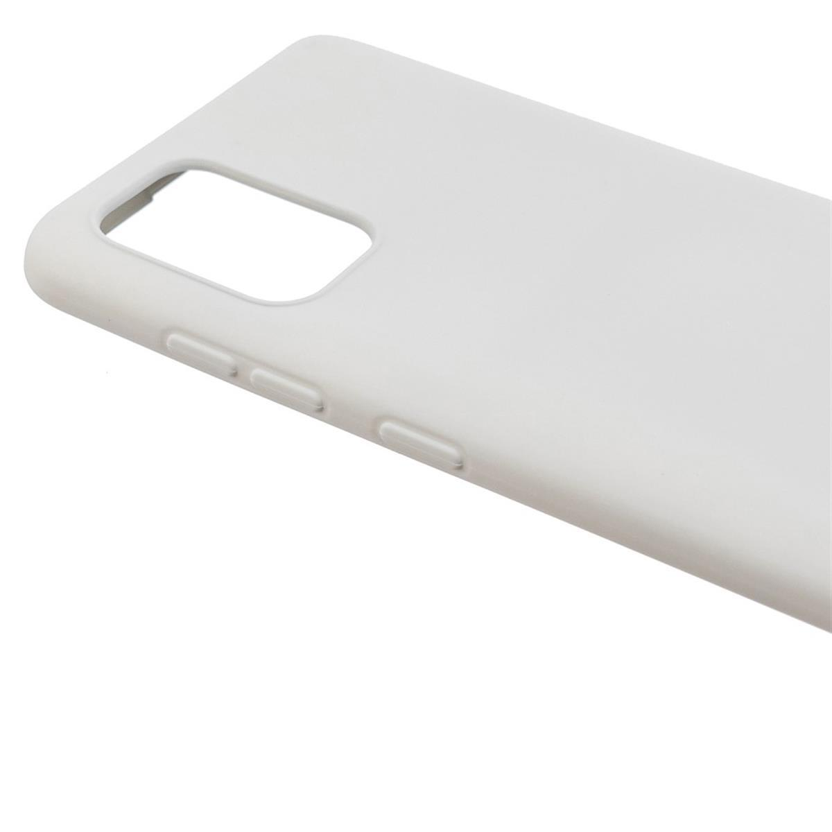 COVERKINGZ Handycase Backcover, Samsung, M31, aus Weiß Silikon, Galaxy