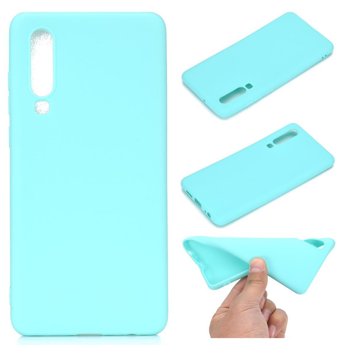 COVERKINGZ Handycase aus Huawei, Silikon, Backcover, Grün P30