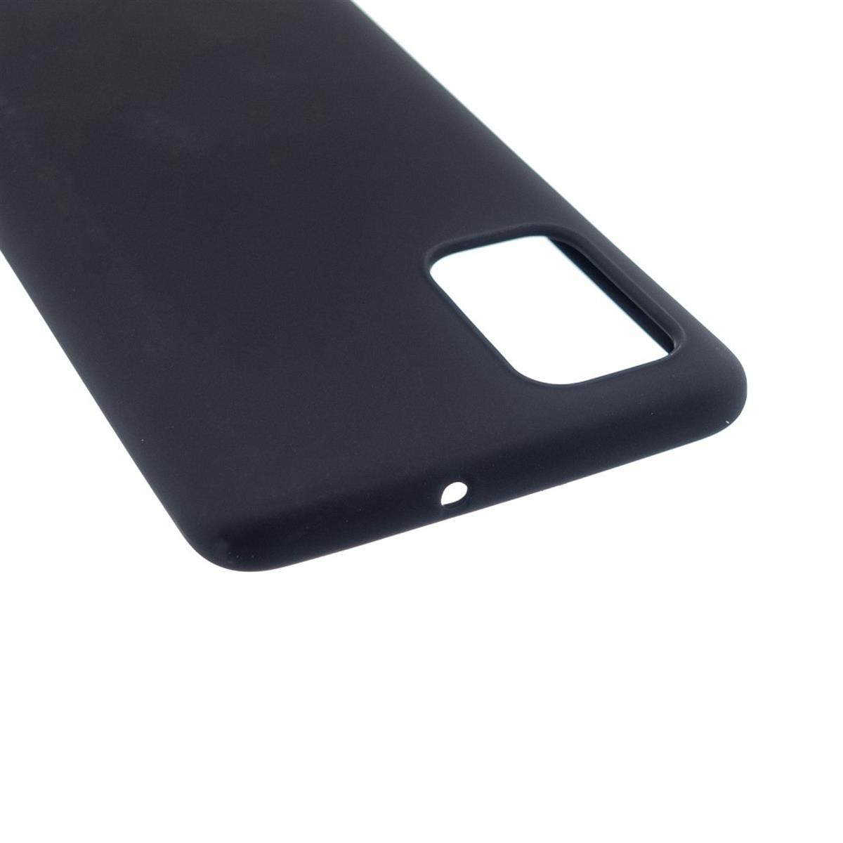 COVERKINGZ A02s, Schwarz Handycase Samsung, Galaxy Backcover, aus Silikon,