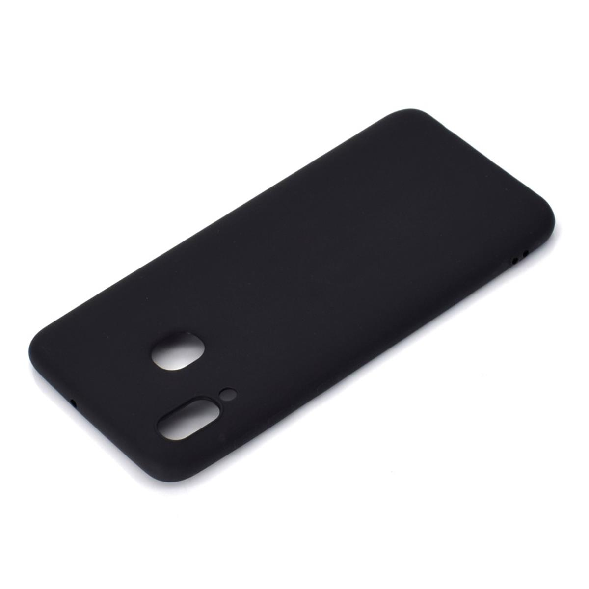 COVERKINGZ Handycase aus Silikon, Schwarz Galaxy Backcover, A40, Samsung