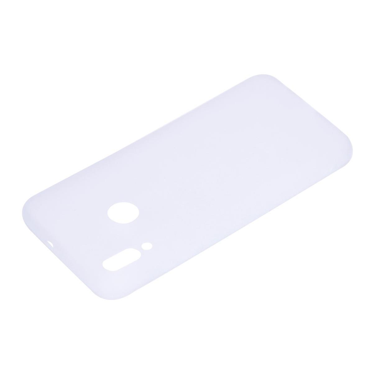 COVERKINGZ Smart Handycase Silikon, P aus Weiß (2019), Huawei, Backcover,