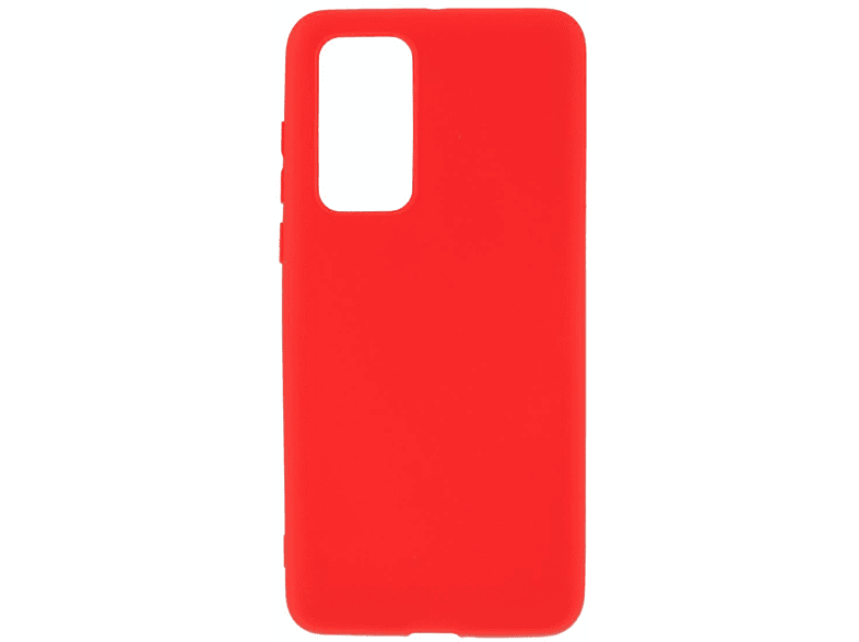 COVERKINGZ Handycase aus Silikon, Backcover, Huawei, P40, Rot