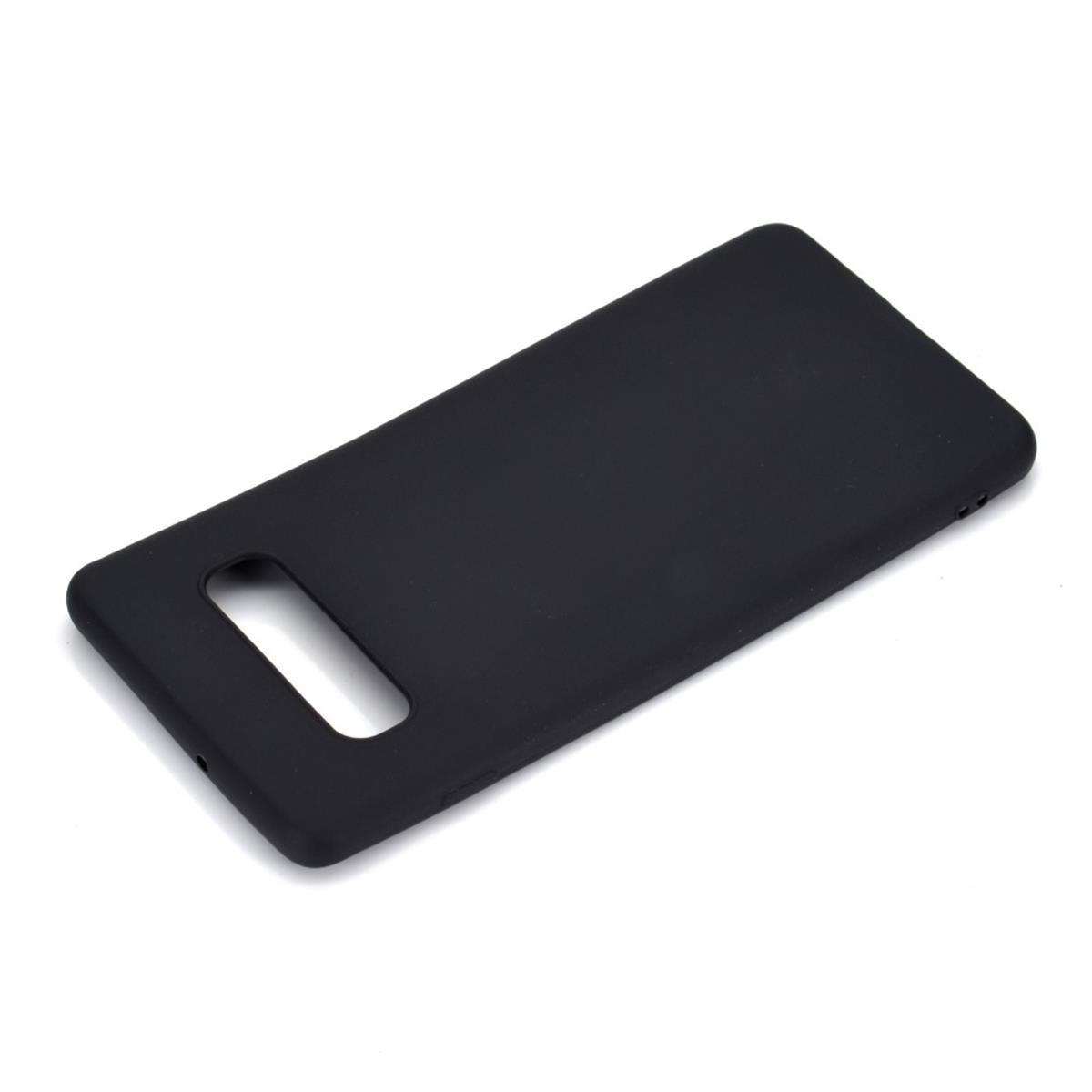 COVERKINGZ Handycase aus Silikon, Backcover, Samsung, Schwarz Galaxy S10+ [Plus