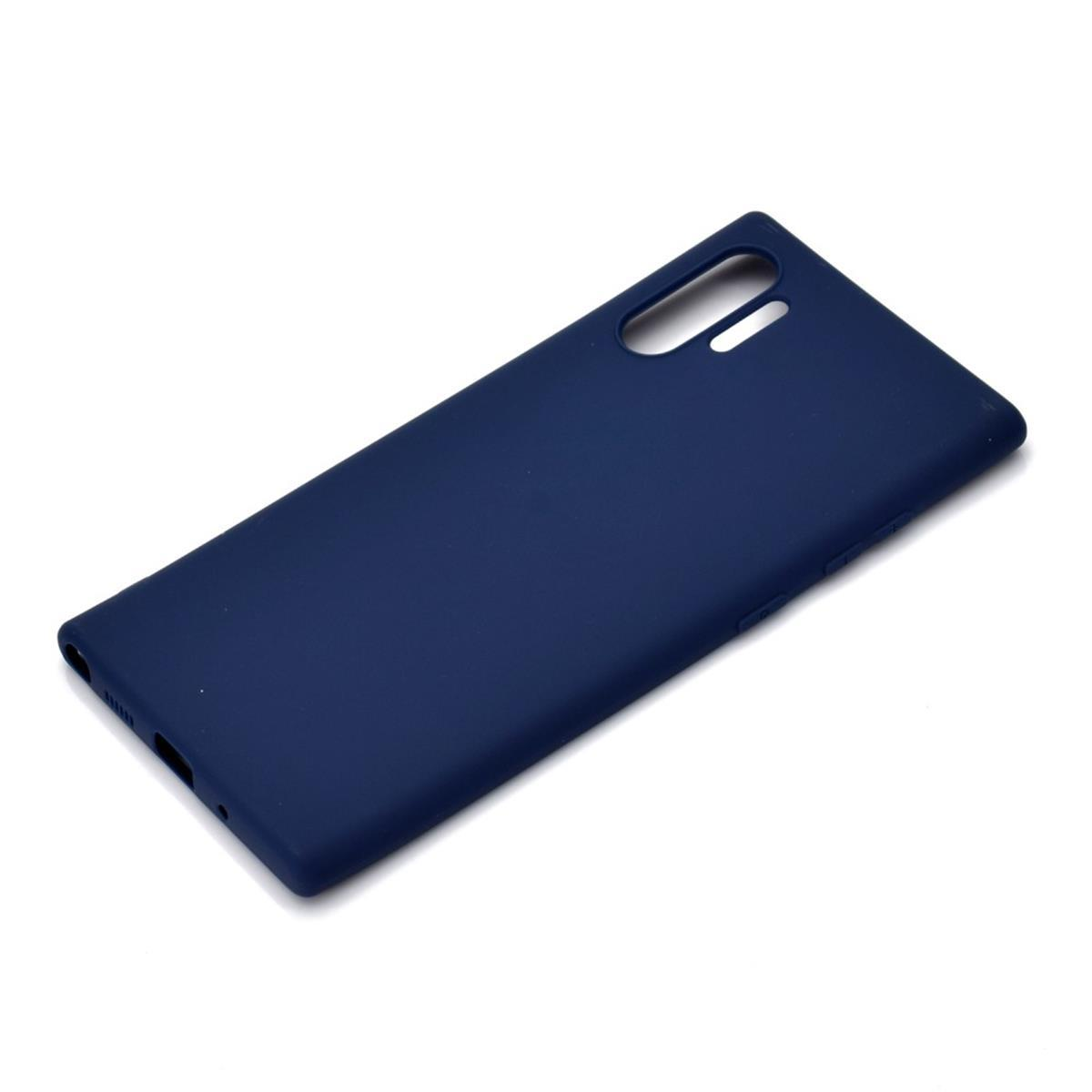 Handycase COVERKINGZ aus Backcover, Silikon, Galaxy Blau Samsung, Note10+ (5G),