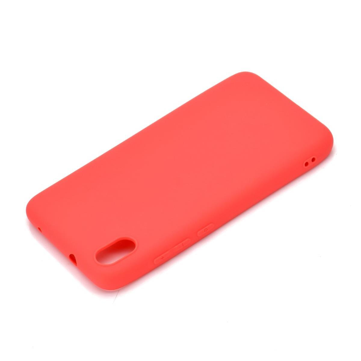 aus Handycase Silikon, Xiaomi, Rot COVERKINGZ Redmi 7A, Backcover,