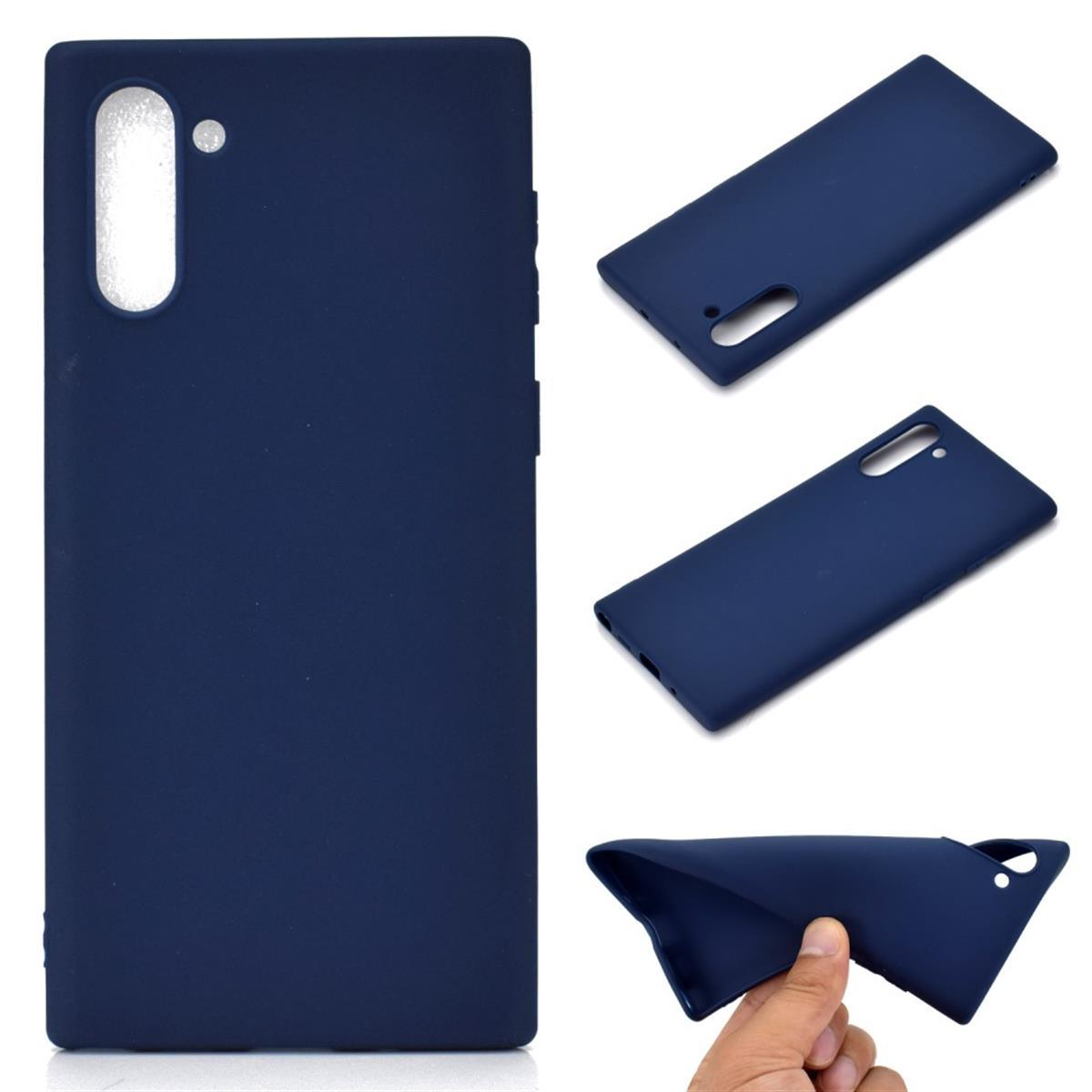 Blau COVERKINGZ Galaxy Note10, aus Handycase Samsung, Silikon, Backcover,