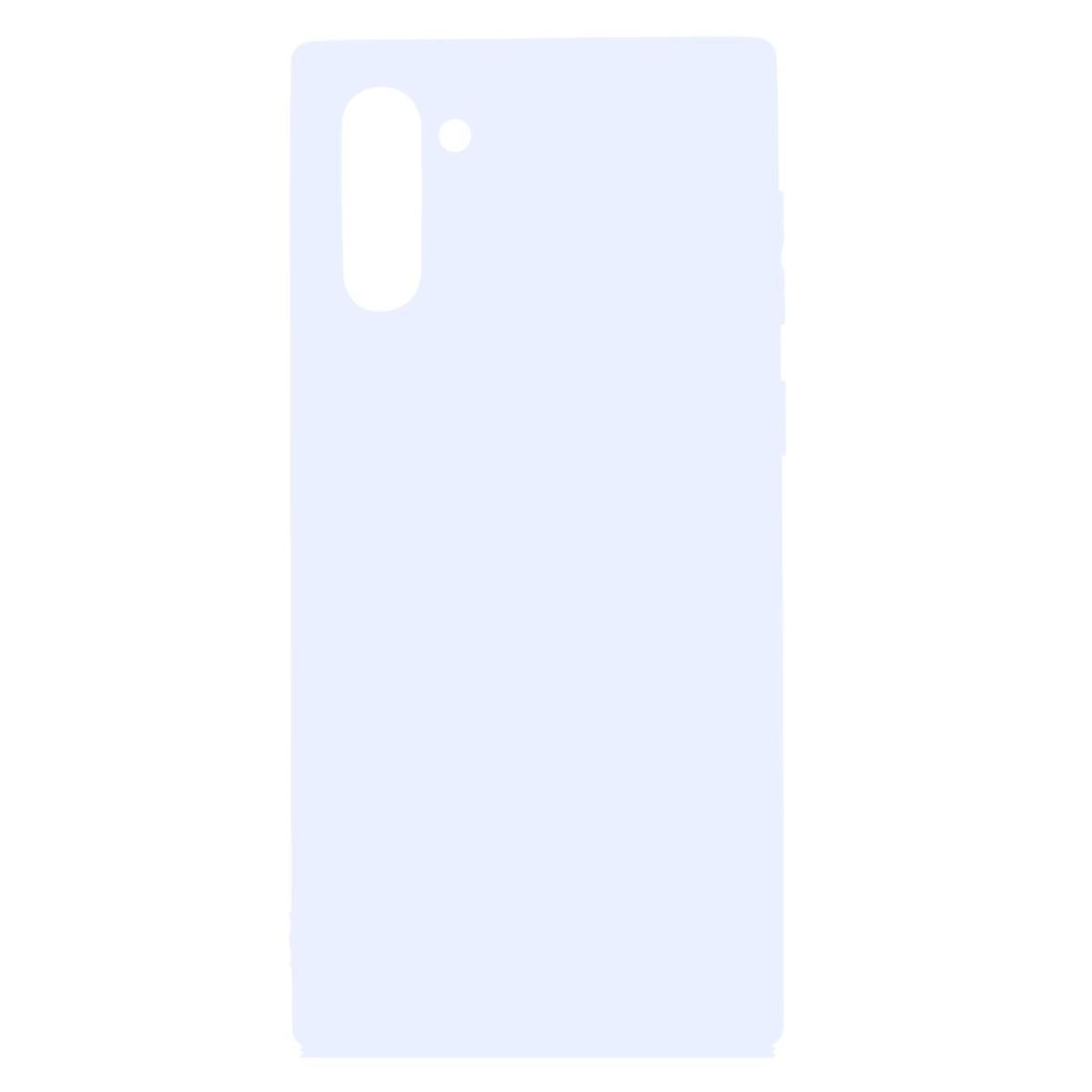 COVERKINGZ Handycase aus Silikon, Galaxy Samsung, Weiß Note10, Backcover