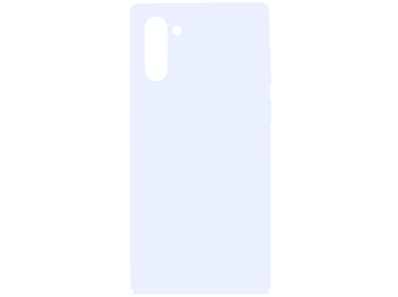 Note10, aus Silikon, Weiß Samsung, Handycase Backcover, COVERKINGZ Galaxy