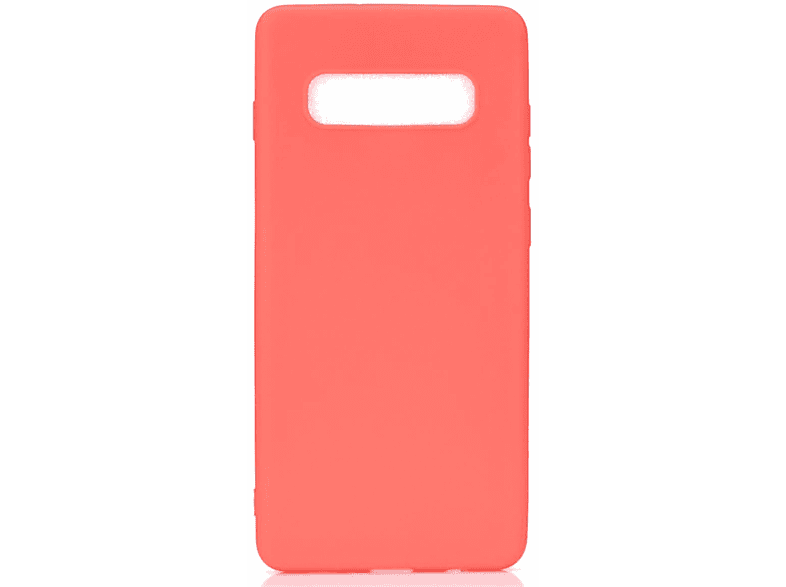 Galaxy Samsung, Backcover, Handycase Silikon, Rot aus [Plus], COVERKINGZ S10+