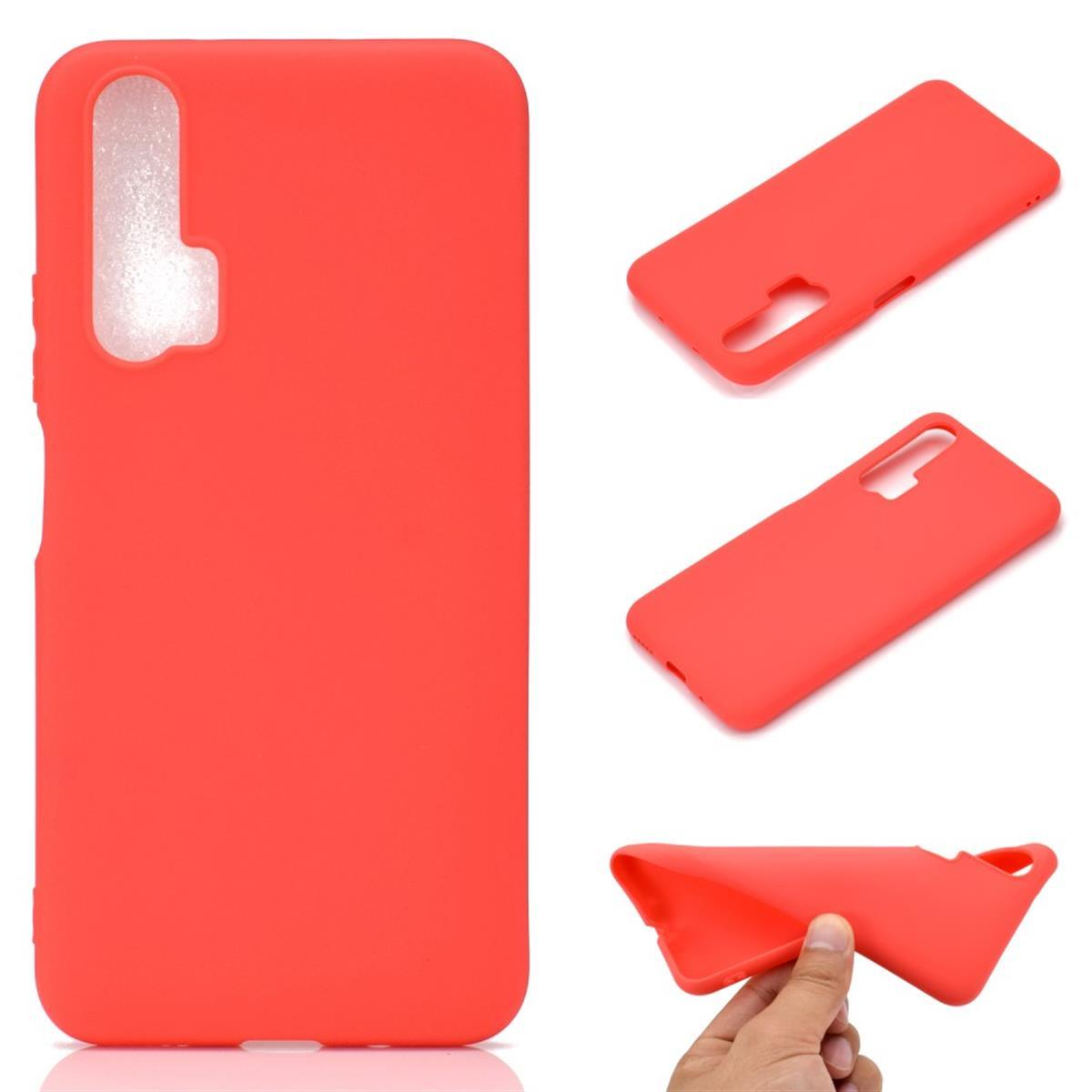 Pro, COVERKINGZ Silikon, 20 Honor, Rot Handycase Backcover, aus