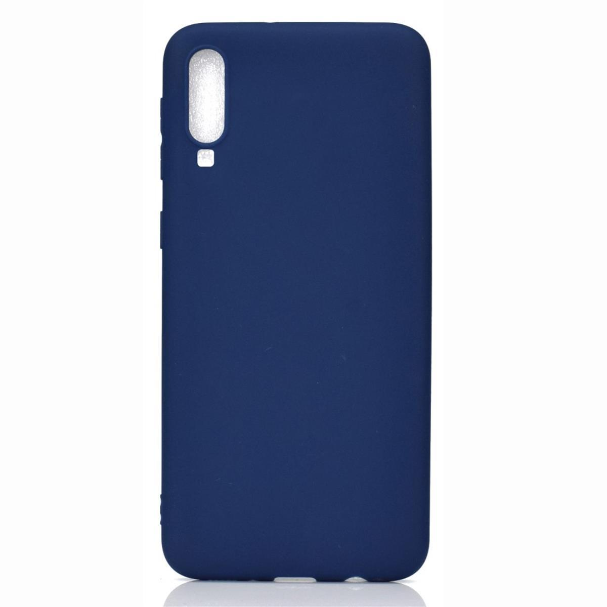 COVERKINGZ Handycase aus Silikon, Backcover, Blau Samsung, A70, Galaxy