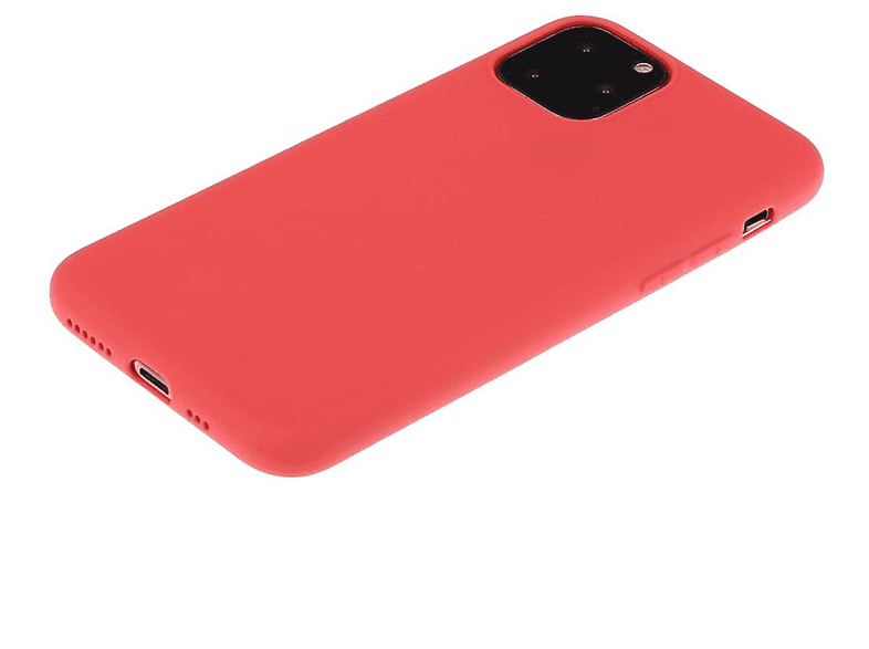 COVERKINGZ Handycase aus Silikon, Apple, Backcover, 11, iPhone Rot