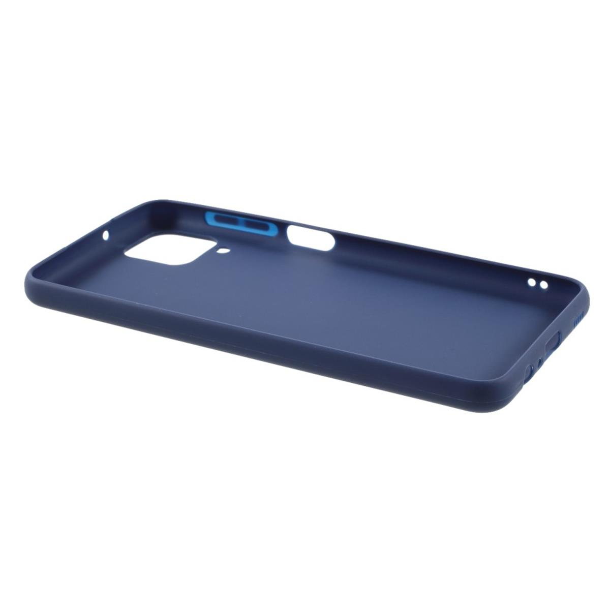 COVERKINGZ Handycase A12 Galaxy aus Backcover, / Blau M12, Samsung, Silikon, Galaxy