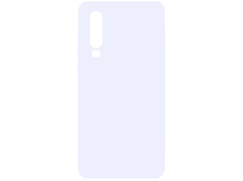 Backcover, Handycase Weiß aus Huawei, Silikon, COVERKINGZ P30,
