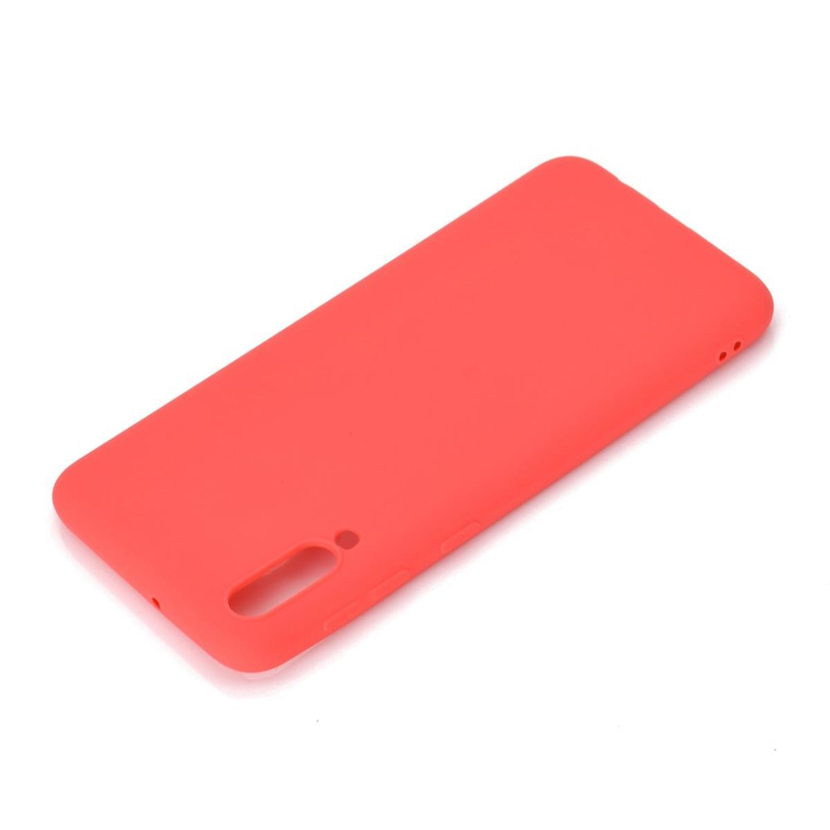 COVERKINGZ Handycase aus Silikon, Galaxy Rot Samsung, A70, Backcover