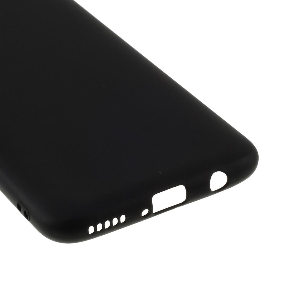 Schwarz aus COVERKINGZ Backcover, Huawei, Lite, P40 Handycase Silikon,