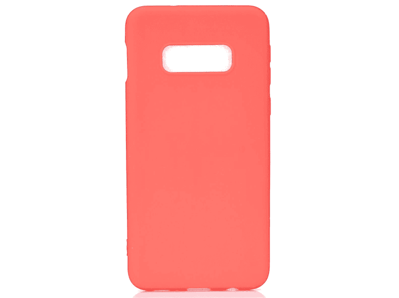 COVERKINGZ Handycase aus Silikon, Backcover, Samsung, Galaxy S10e, Rot