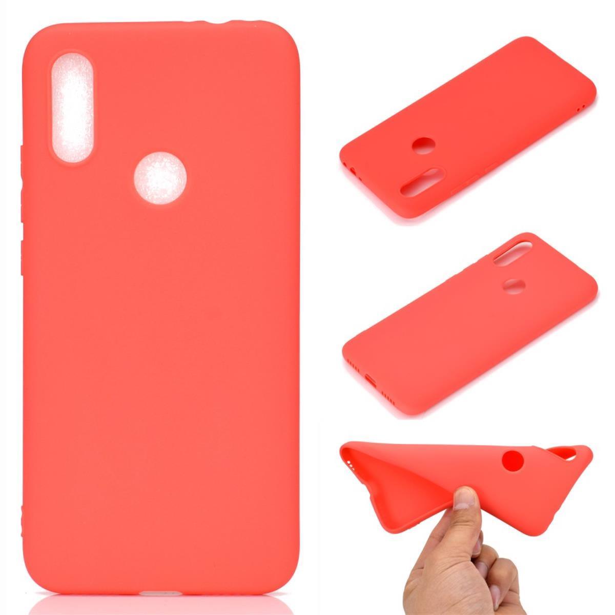 COVERKINGZ Handycase Rot aus Xiaomi, Redmi Backcover, 7, Silikon