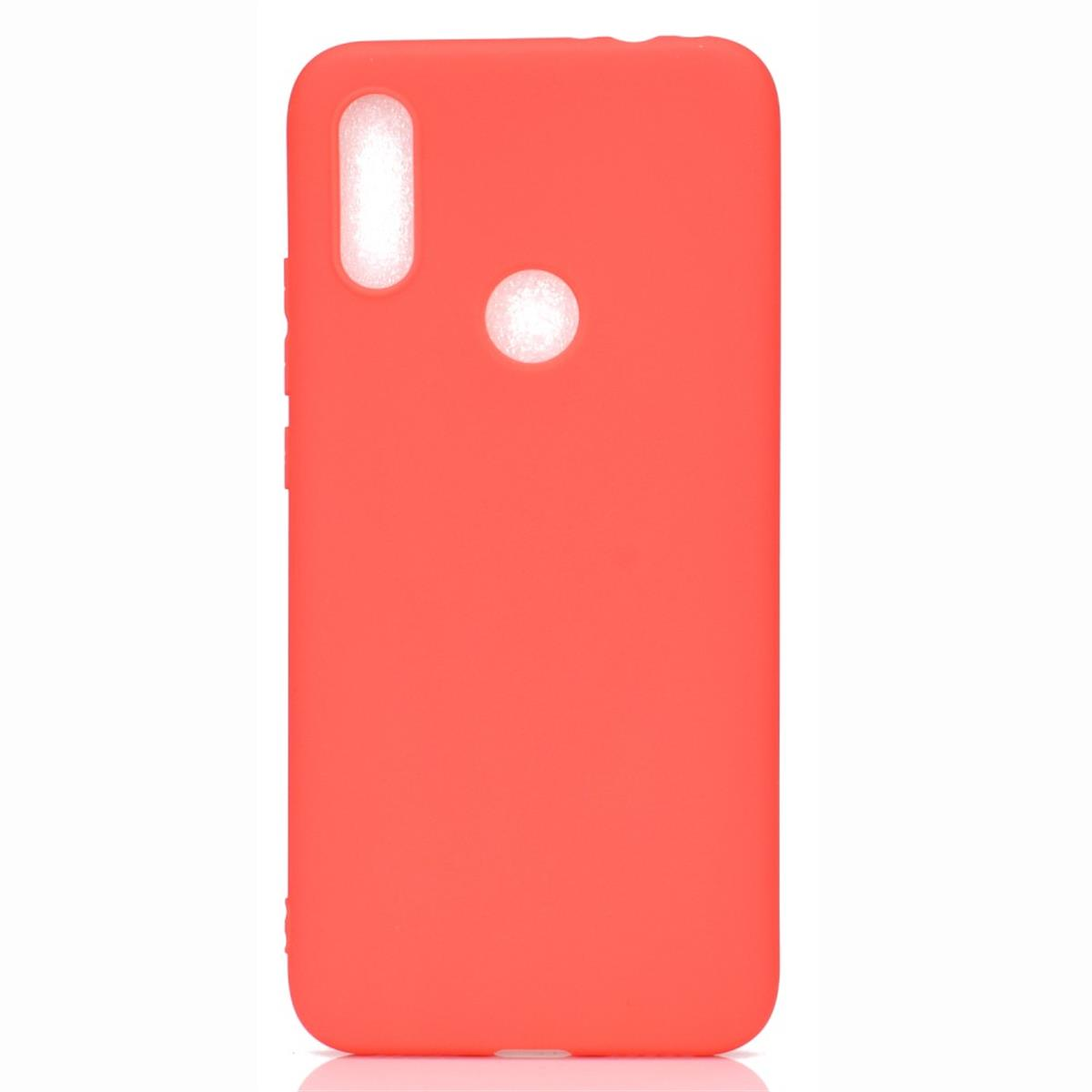 7, Rot Backcover, COVERKINGZ Handycase Redmi Xiaomi, aus Silikon,