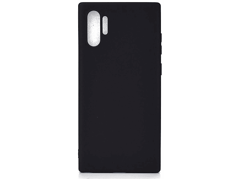 COVERKINGZ Handycase aus Backcover, Note10+ Schwarz Samsung, Galaxy (5G), Silikon