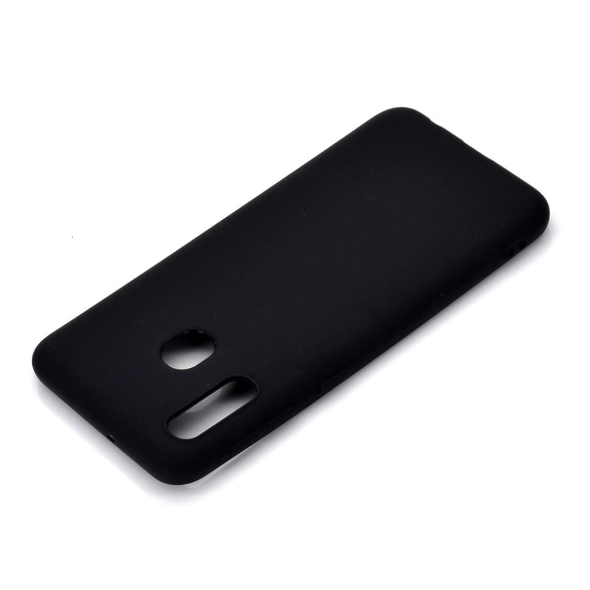 COVERKINGZ Handycase aus Silikon, Schwarz Galaxy Backcover, Samsung, A20e