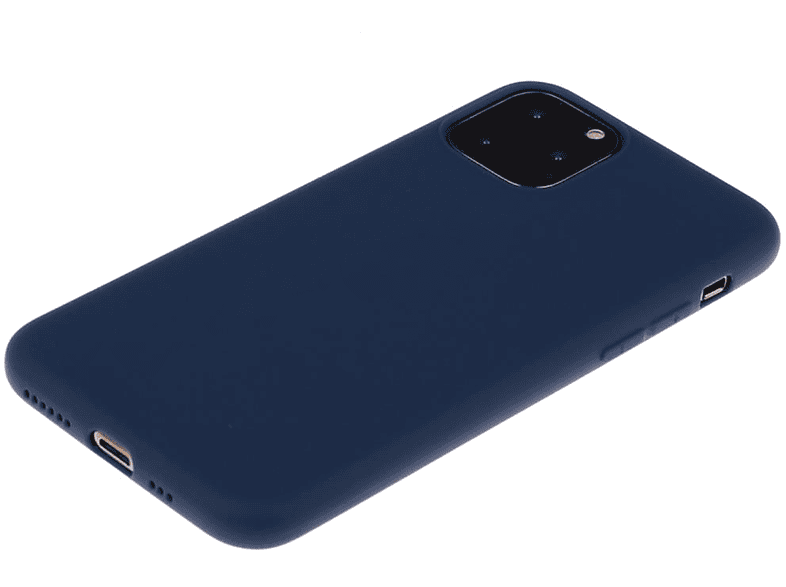 COVERKINGZ Handycase Blau iPhone Silikon, aus Max, Pro Backcover, 11 Apple