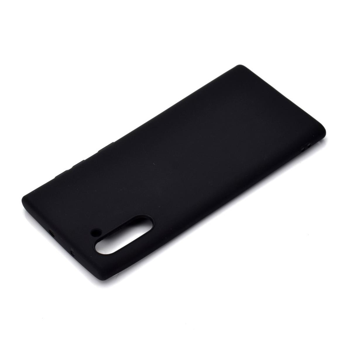 COVERKINGZ Handycase Note10, Backcover, aus Silikon, Schwarz Samsung, Galaxy