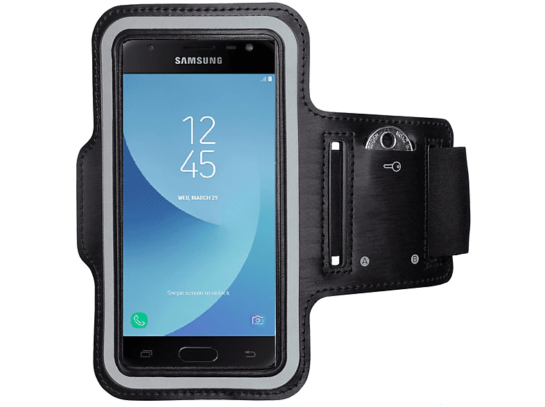 Galaxy J3 Samsung, Armtasche, Schwarz Sportarmband, COVERKINGZ 2017,