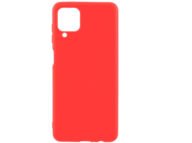 COVERKINGZ Handycase aus Silikon, Backcover, Samsung, Galaxy A12 / Galaxy M12, Rot