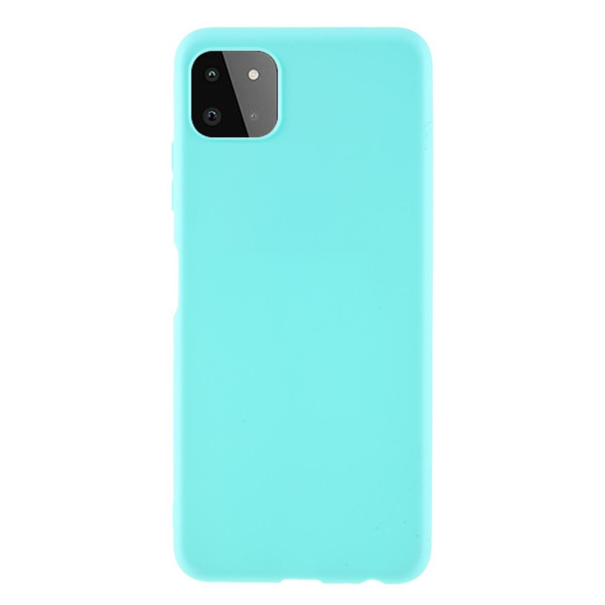 COVERKINGZ Handycase aus 5G, A22 Silikon, Samsung, Grün Galaxy Backcover