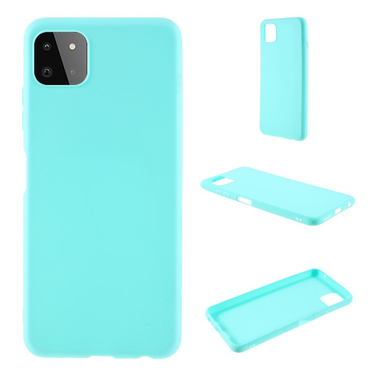 Galaxy COVERKINGZ Grün aus Handycase 5G, Backcover, Silikon, Samsung, A22