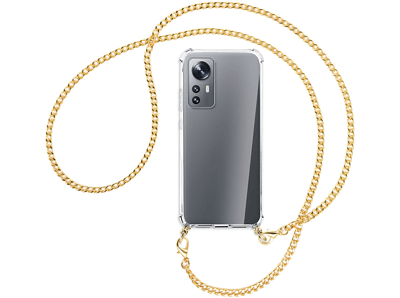 Metallkette, mit Xiaomi, (gold) Umhänge-Hülle 12, 12x, MTB Backcover, ENERGY Kette MORE