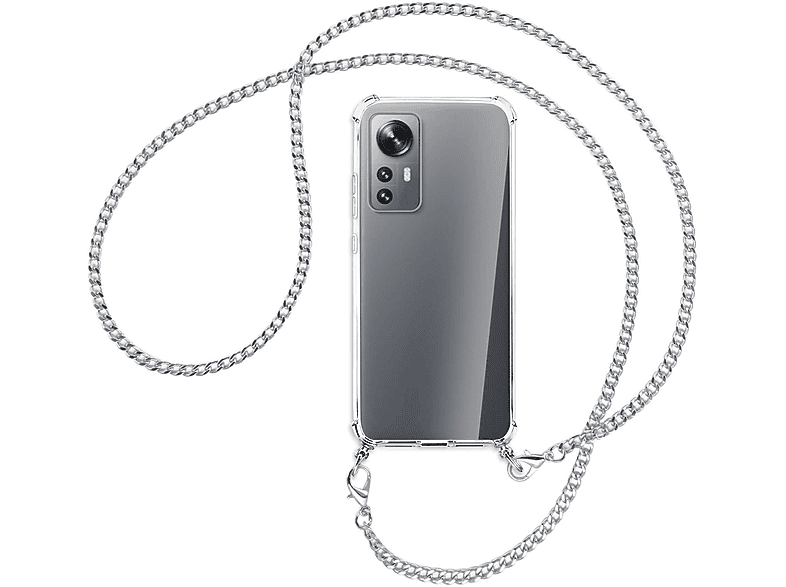 Xiaomi, Umhänge-Hülle Kette (silber) Backcover, ENERGY Metallkette, MTB mit 12x, MORE 12,