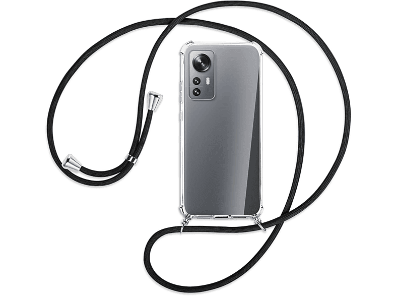 MTB MORE ENERGY Umhänge-Hülle mit Silber Xiaomi, Kordel, 12, / Schwarz Backcover, 12x