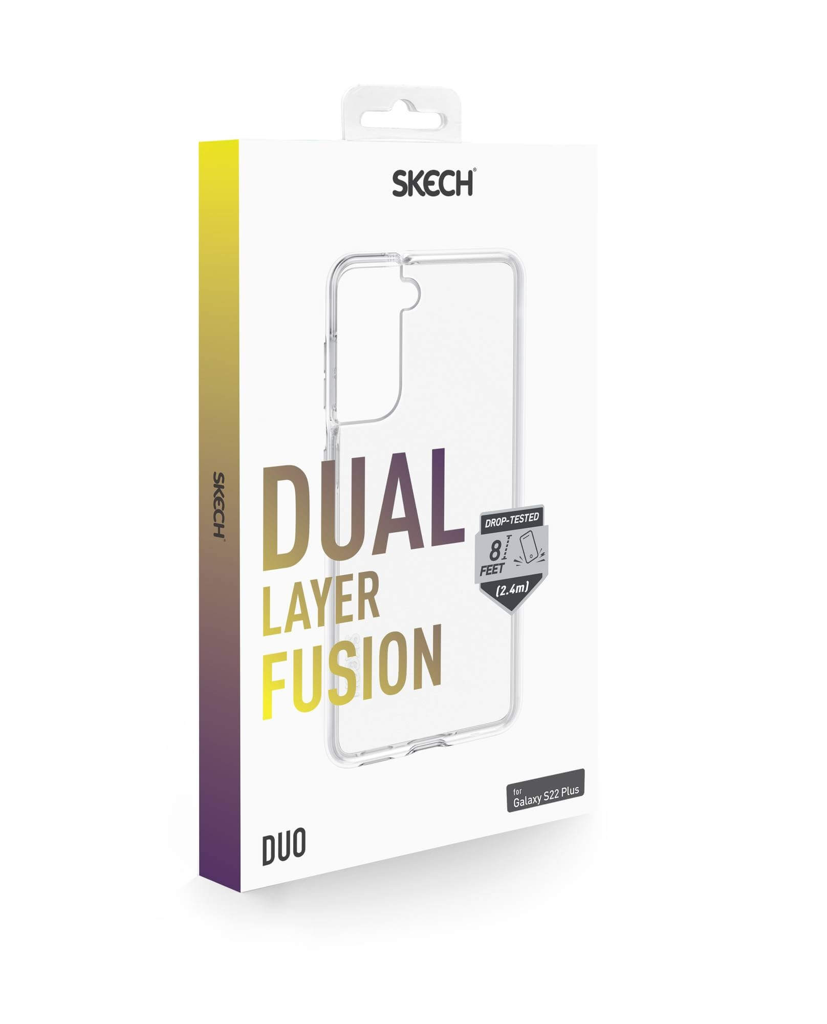 SKECH Duo, Backcover, Samsung, transparent S22+ Galaxy 5G