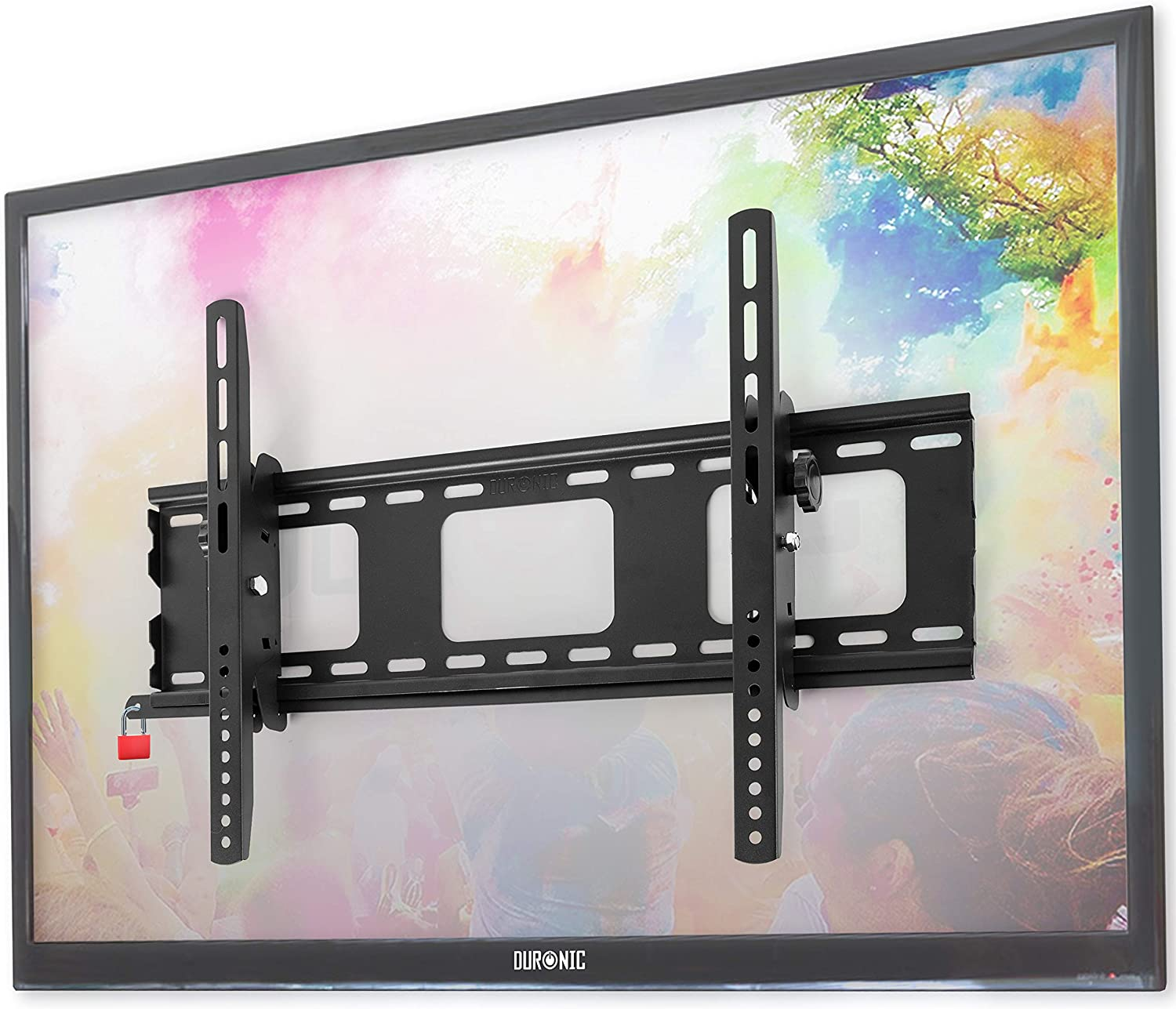 Duronic Tvb103m Soporte pared fijo 23 a 42 ultra delgado pantalla vesa 200x200 400x200 400x400 y 600x400. negro jltvz4tuww entre 33 65 pulgadas hasta 65kg