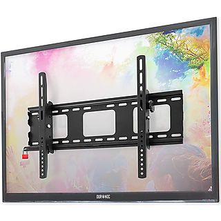 Soporte TV de pared  - Duronic TVB103M Soporte TV pared fijo pantalla 33"-65" hasta 65kg máx - SOLO compatible VESA DURONIC, 23 ", 42 ", VESA 200x200, VESA 400x200, VESA 400x400 y VESA 600x400., Negro