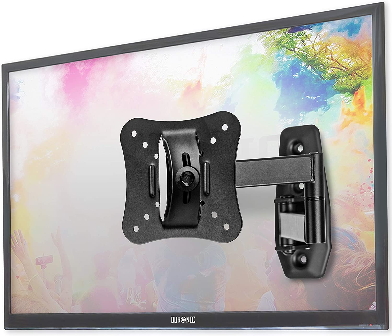 Duronic Tvb0920 Soporte pared brazo inclinable y giratorio para pantalla lcd led plasma curvada 13 30 pulgadas hasta 18 kg peso montaje solo compatible con vesa 100 75 50 ultra delgado 18kg entre 50x50 75x75 100x100 1330 rvj9h2nicd