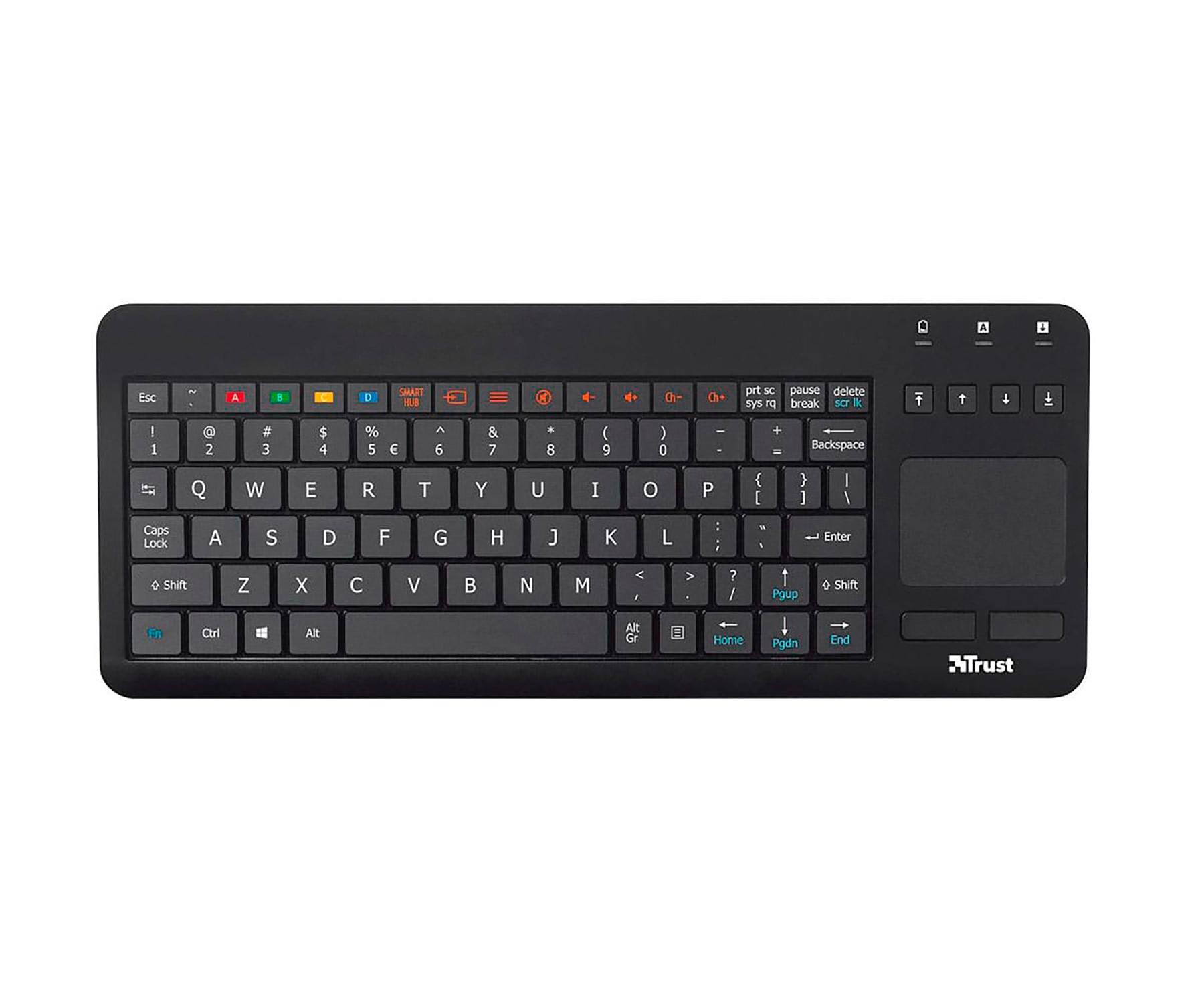 Teclado SENTO SMART TV - TRUST, Negro