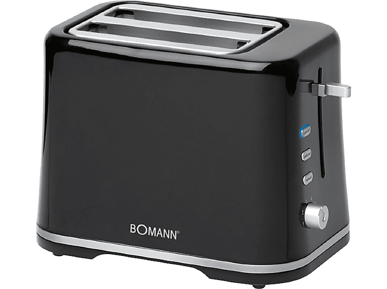 Schwarz TA Watt, BOMANN 2) CB Toaster (870 1577 Schlitze: