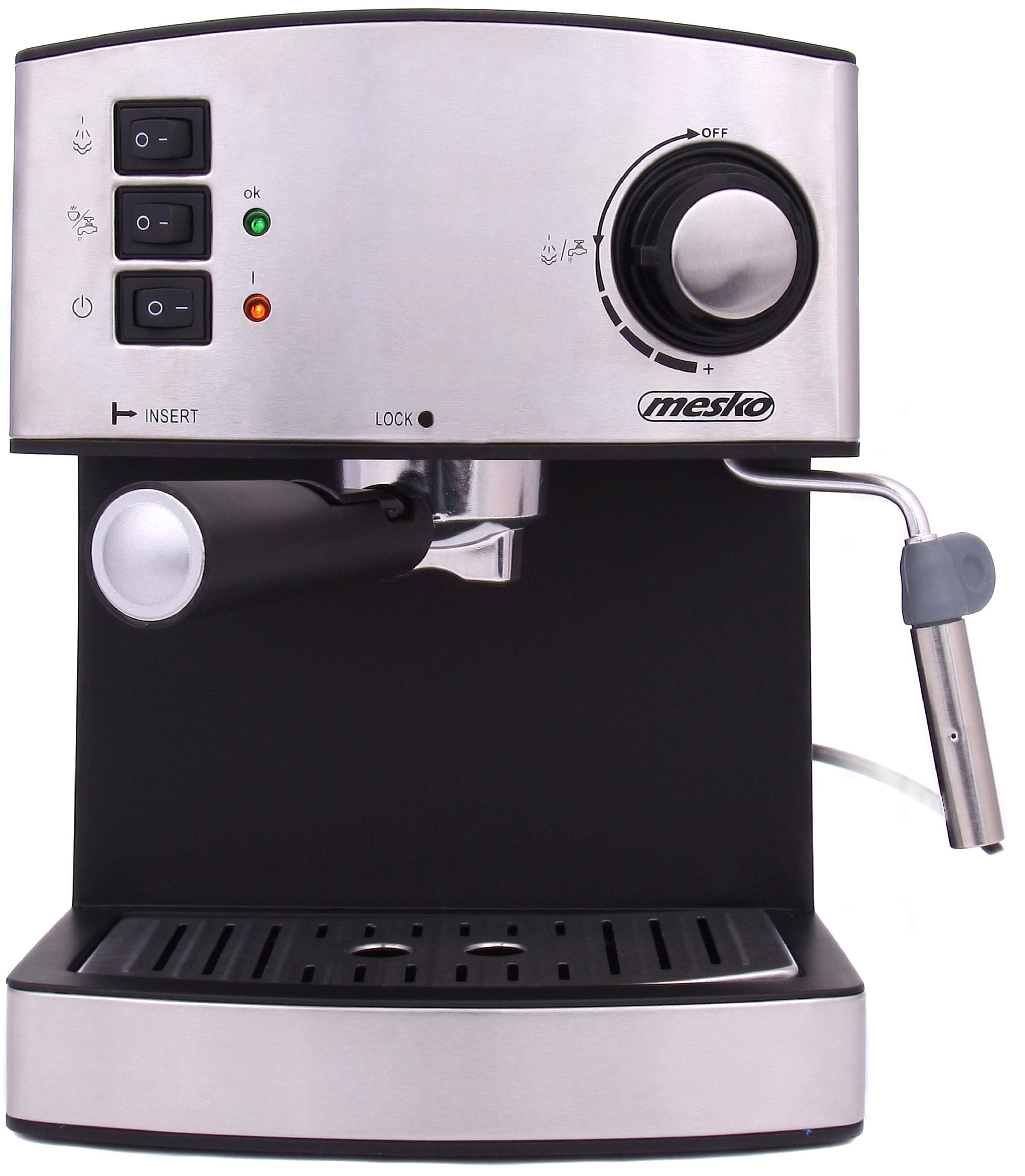 MESKO MS-4403 Espressomaschine Silber